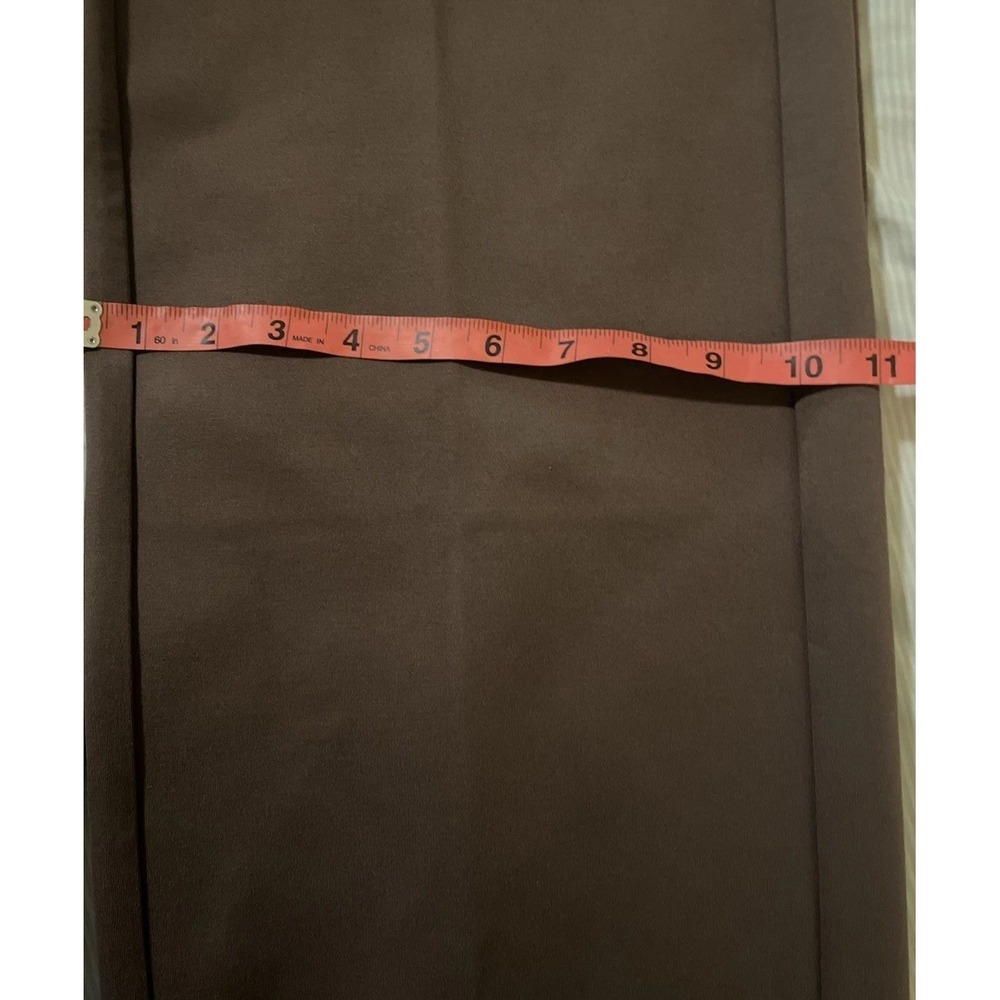 NWT Chicos Juliet Wide Leg Crop So Slimming Pants Brown US 4R - Picture 8 of 8